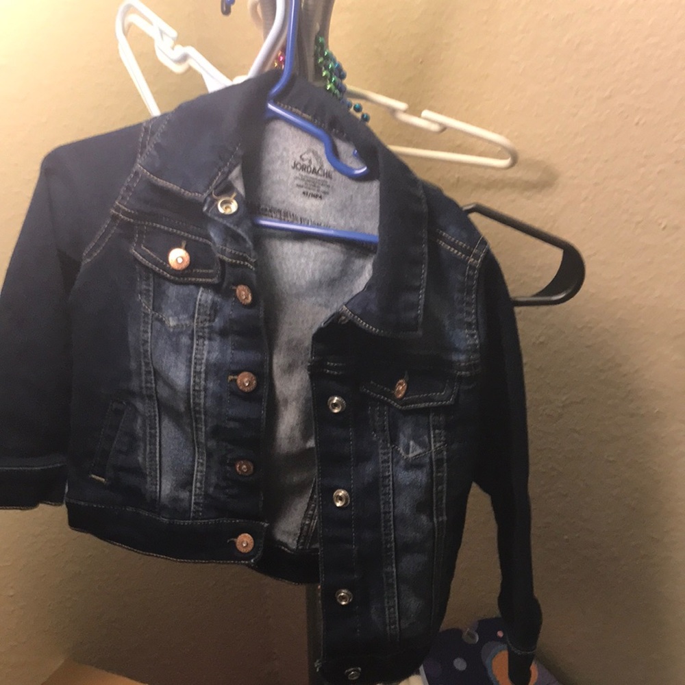 Blue Jean jacket for T button up